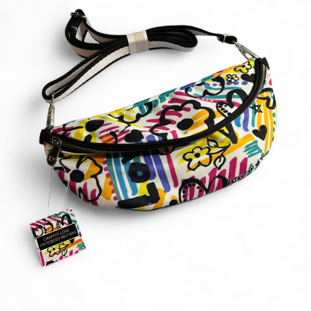 Brighton GRAFFITI LOVE CROSSBODY BELT BAG